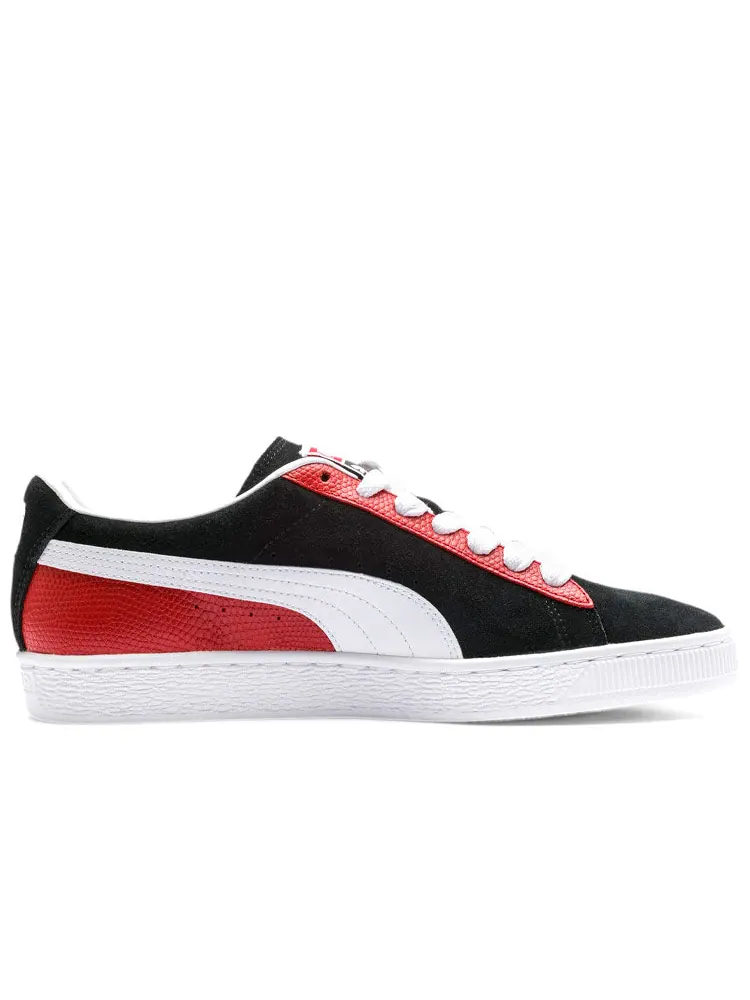 Кеды PUMA Suede Classic Block 'Snakeskin' — изображение 2 из 5, красный