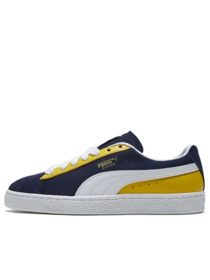 Кеды PUMA SUEDE Classic Block 'Blue Yellow' — изображение 1 из 4, желтый