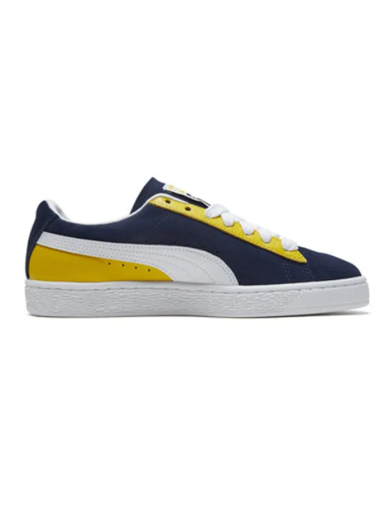 Кеды PUMA SUEDE Classic Block 'Blue Yellow' — изображение 2 из 4, желтый