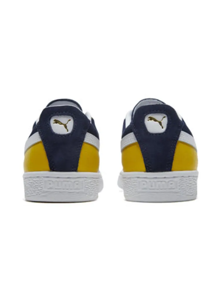 Кеды PUMA SUEDE Classic Block 'Blue Yellow' — изображение 4 из 4, желтый