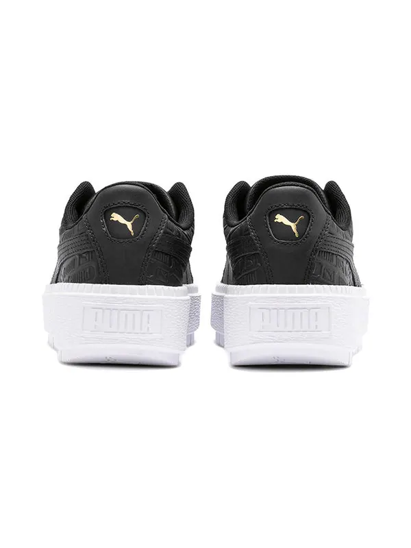 Кроссовки platform trace 'black white' Puma — изображение 4 из 4, черный/белый