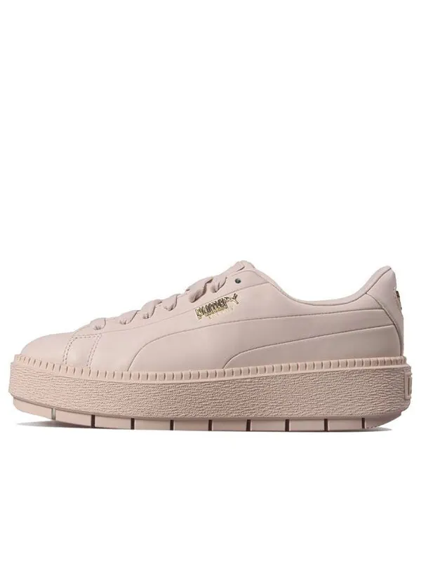 Кроссовки platform trace premium logo wns Puma — изображение 1 из 4, розовый