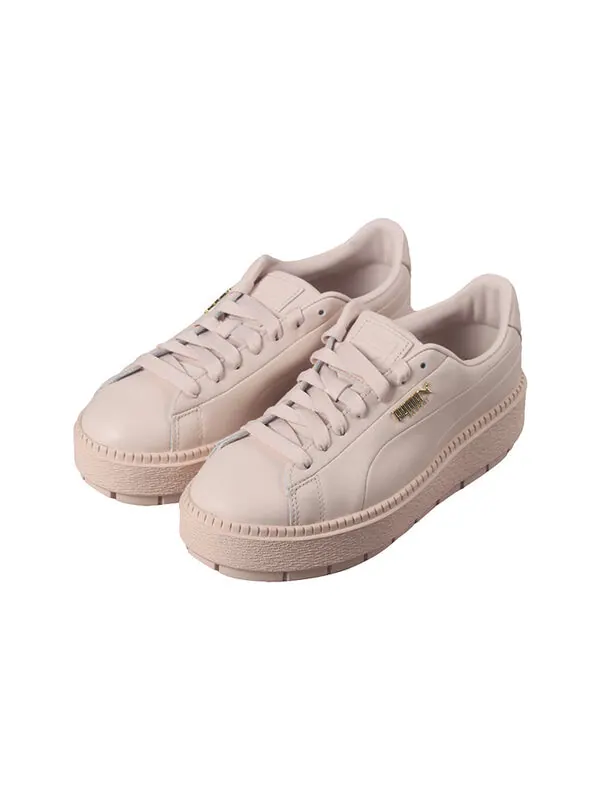 Кроссовки platform trace premium logo wns Puma — изображение 4 из 4, розовый