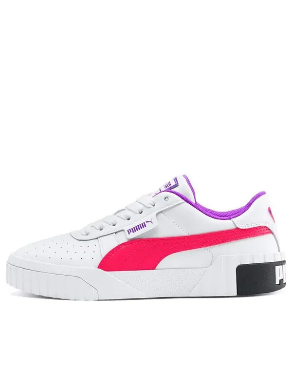 Кроссовки cali chase 'white' Puma — изображение 1 из 4, белый/розовый