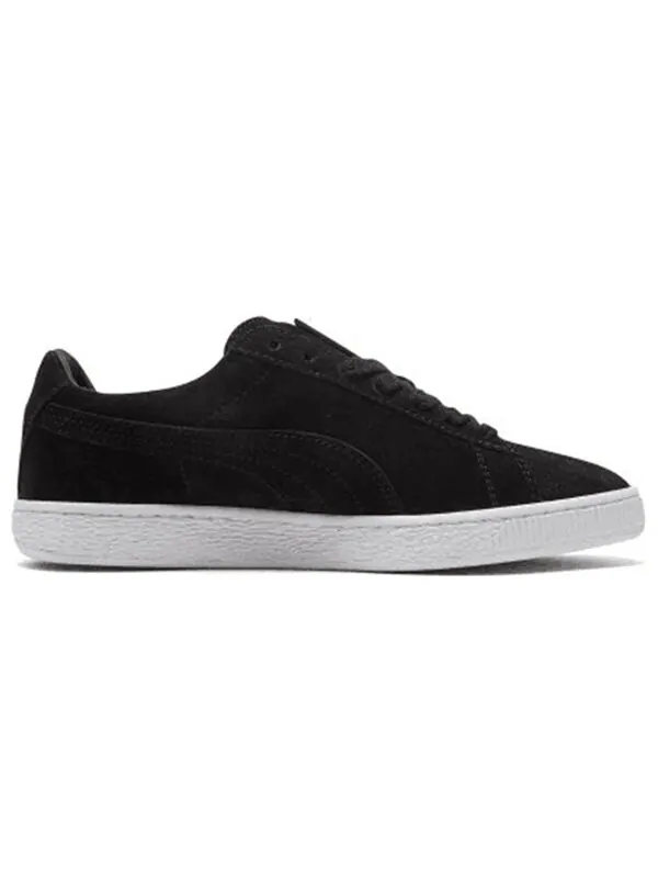 Кроссовки suede classic metal badge 'black white' Puma — изображение 2 из 4, черный/белый