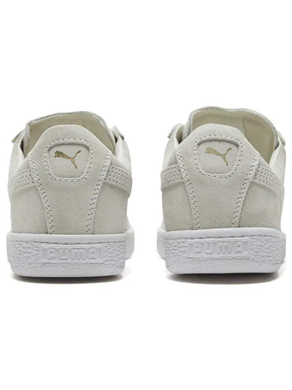 Кроссовки suede classic metal badge 'white team gold' Puma — изображение 4 из 4, белый золотистый