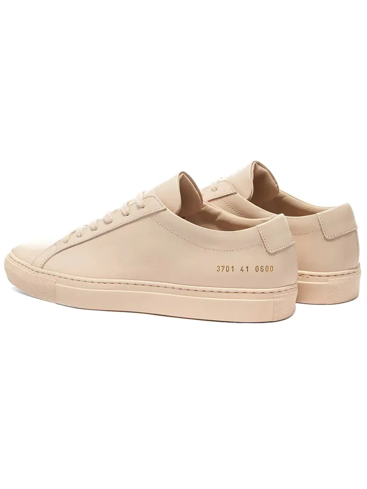 Кроссовки (WMNS) Common Projects Achilles Low 'Nude' — изображение 3 из 4, бежевый