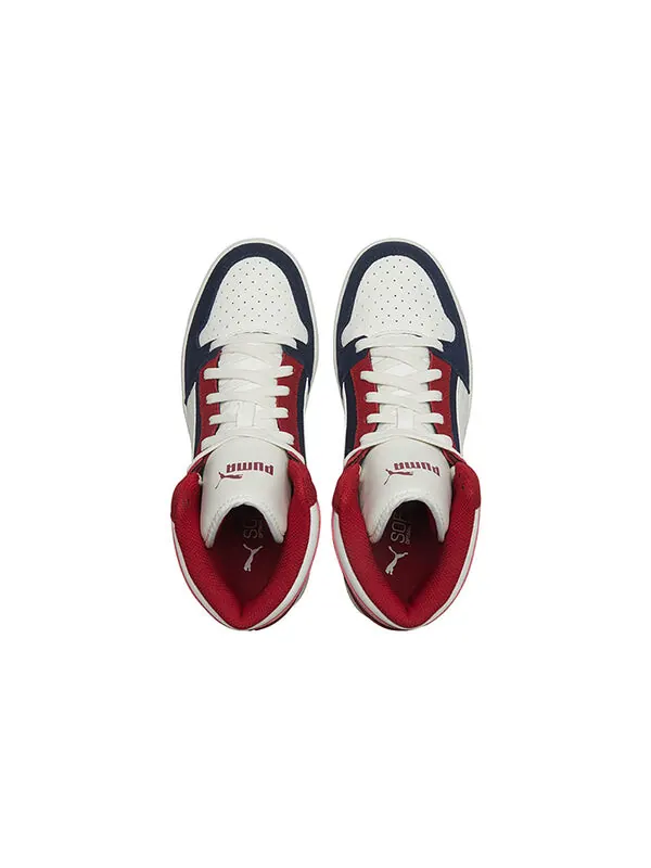 Кроссовки rebound sd dark blue/white/red mid casual board shoes Puma — изображение 4 из 4