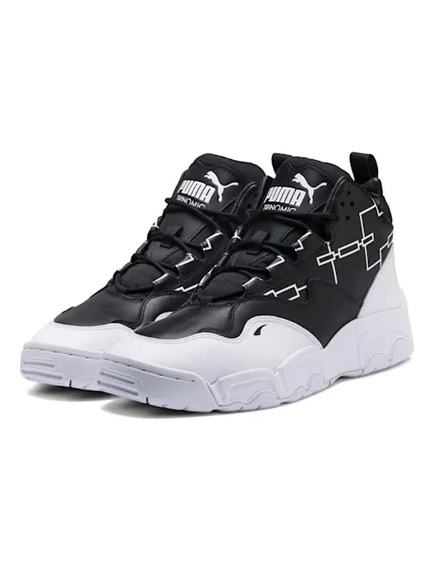 Кроссовки source mid bracket 'black white' Puma — изображение 3 из 4, черный/белый