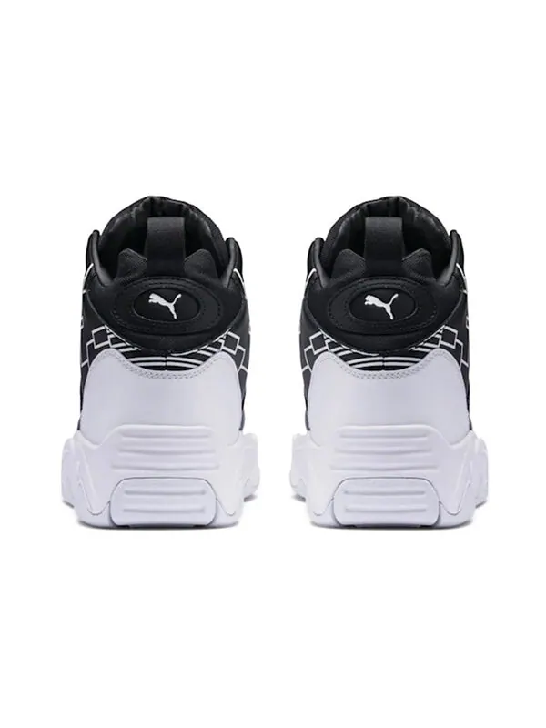 Кроссовки source mid bracket 'black white' Puma — изображение 4 из 4, черный/белый
