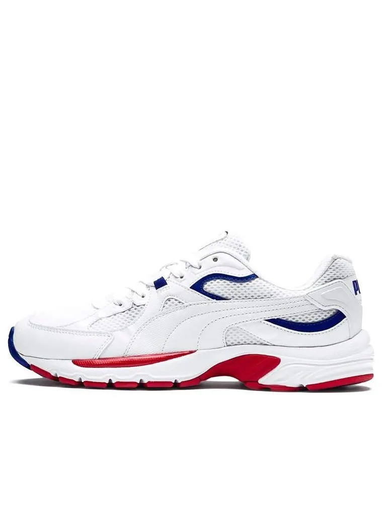 Беговые кроссовки PUMA Axis Plus 90s 'White' — изображение 1 из 6, красный