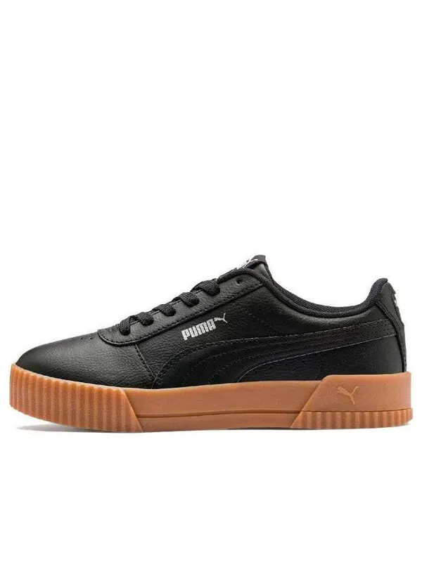Кроссовки carina leather 'black' Puma — изображение 1 из 4, черный