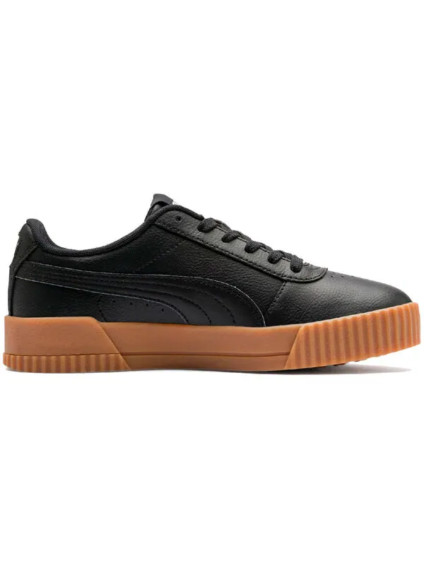 Кроссовки carina leather 'black' Puma — изображение 2 из 4, черный