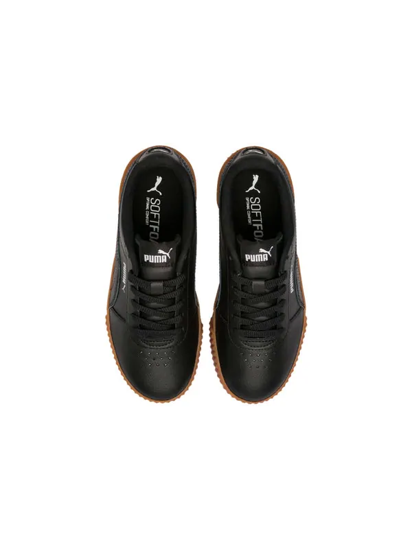 Кроссовки carina leather 'black' Puma — изображение 3 из 4, черный