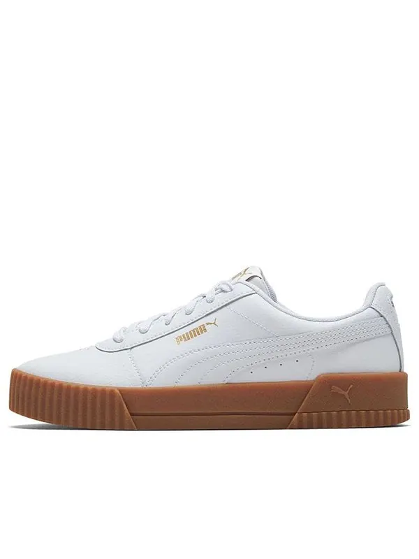 Кроссовки carina leather 'white gum' Puma — изображение 1 из 4, белый