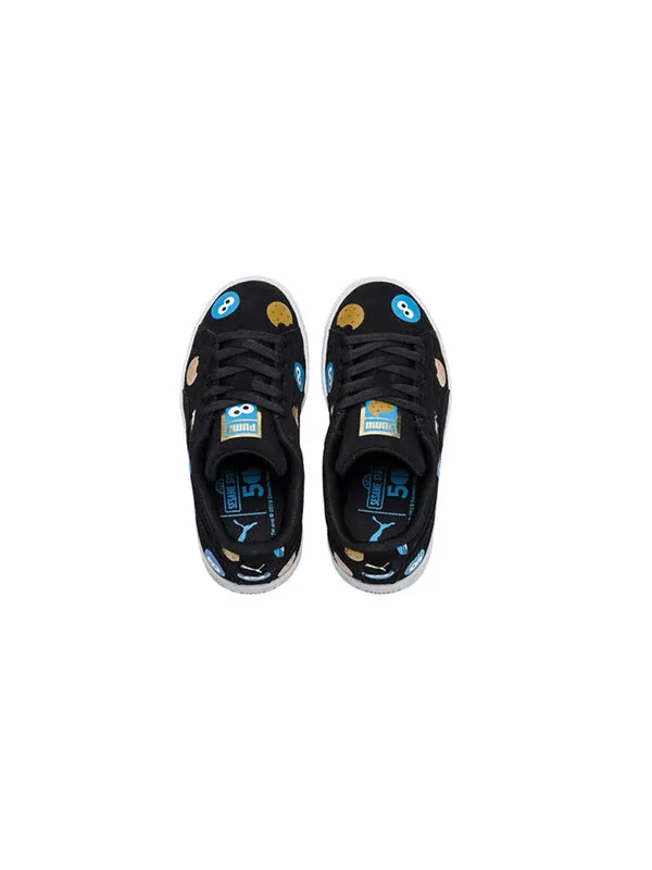 Кроссовки sesame street 50 suede badge ps Puma — изображение 3 из 4, черный