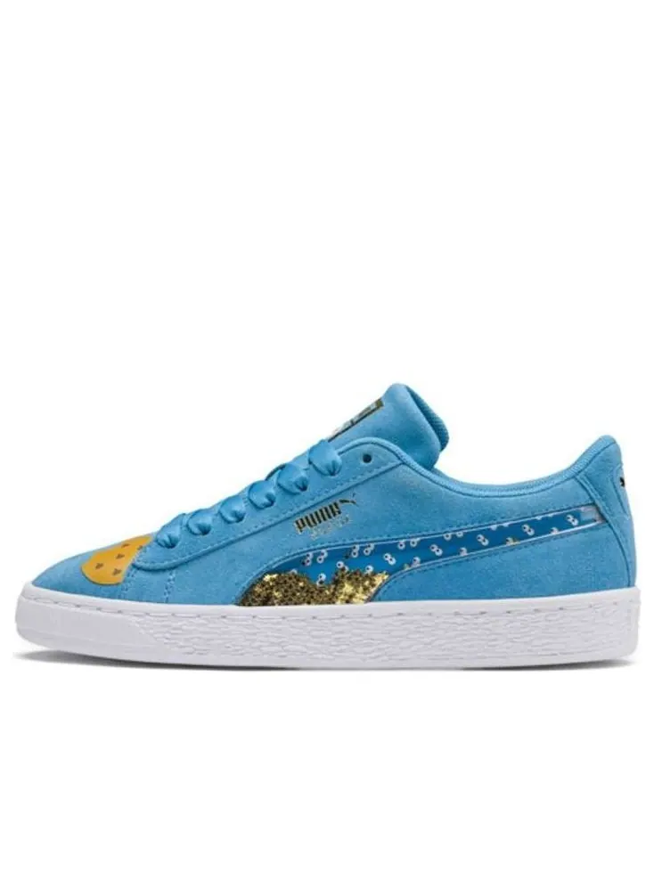 Кеды PUMA x SESAME Street 50 Suede Statement JR — изображение 1 из 4, синий