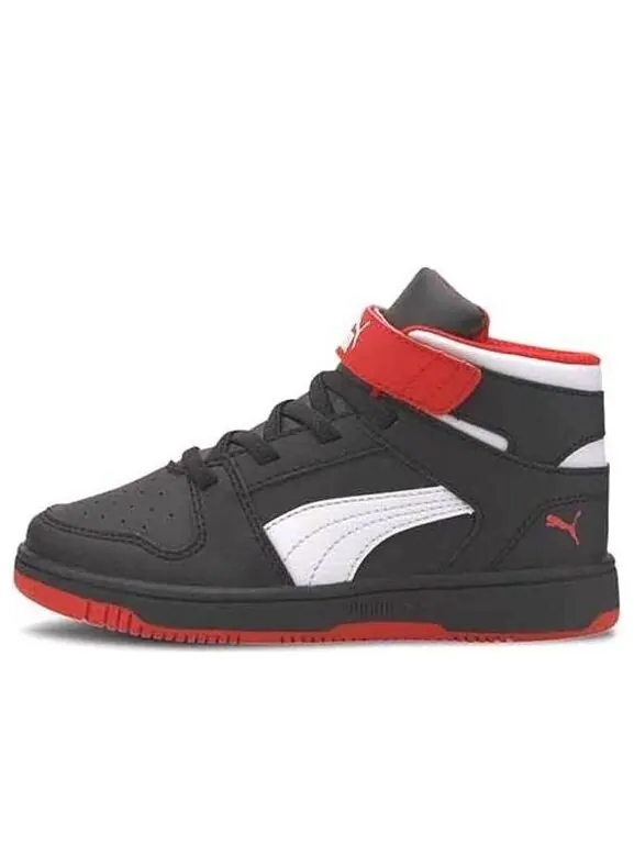 Кроссовки rebound layup 'black high risk red' Puma — изображение 1 из 4, черный/красный/белый