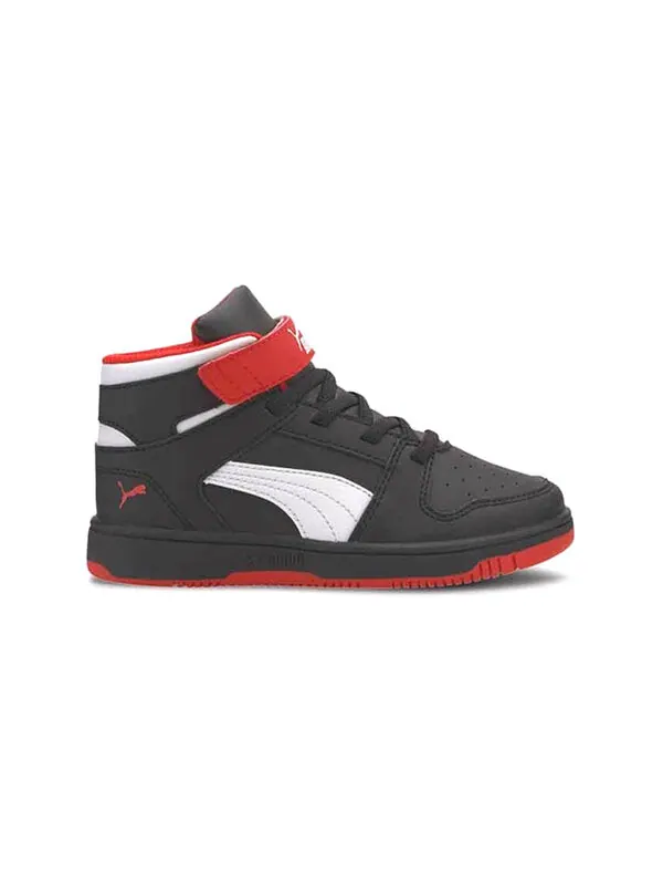 Кроссовки rebound layup 'black high risk red' Puma — изображение 2 из 4, черный/красный/белый