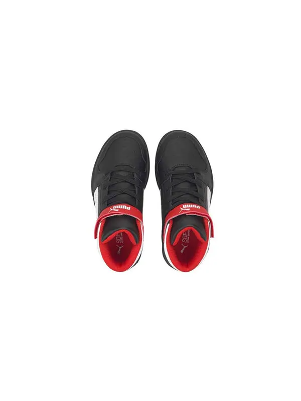 Кроссовки rebound layup 'black high risk red' Puma — изображение 4 из 4, черный/красный/белый