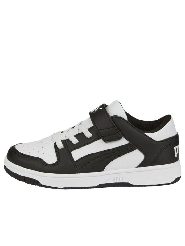 Кроссовки rebound lay-up lo v 'white black' Puma — изображение 1 из 4, белый-черный