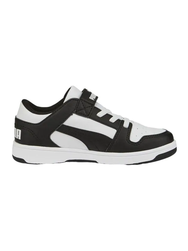 Кроссовки rebound lay-up lo v 'white black' Puma — изображение 2 из 4, белый-черный