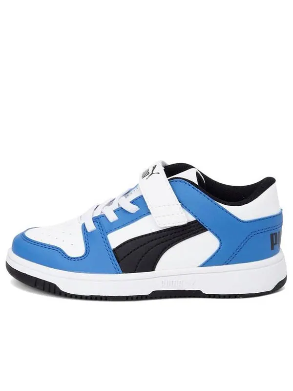 Кроссовки rebound layup lo sl sports running shoes white/blue/black Puma — изображение 1 из 4, белый/синий/черный