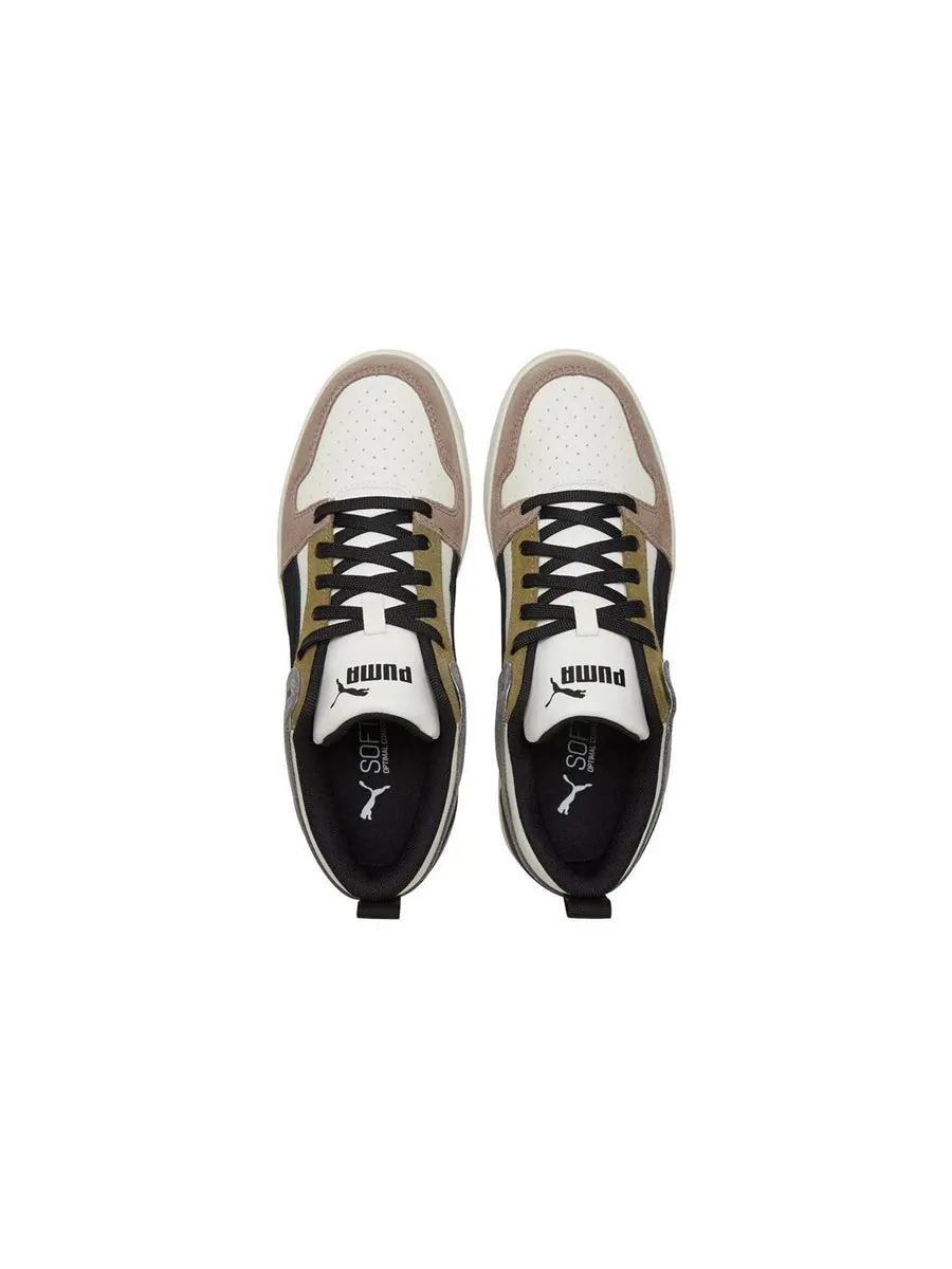 Кеды PUMA Rebound Layup Lo sd 'Black White Brown' — изображение 4 из 5, черный