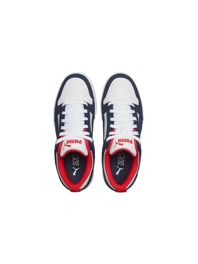 Кеды PUMA Rebound Layup Lo SD 'White Blue Red' — изображение 4 из 5, красный