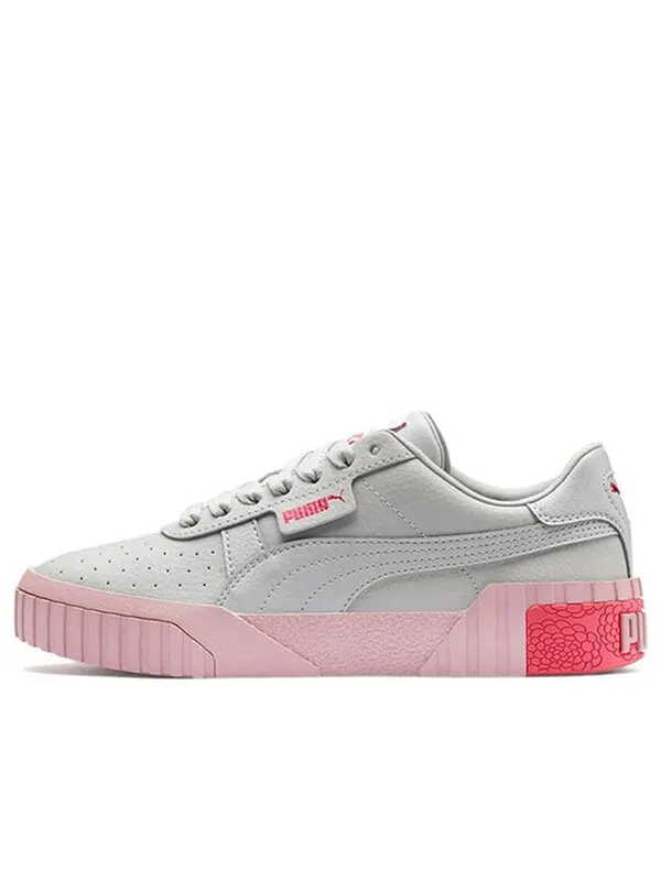 Кроссовки cali 'grey calypso coral' Puma — изображение 1 из 4, серый