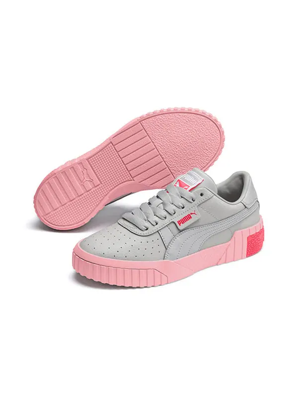 Кроссовки cali 'grey calypso coral' Puma — изображение 3 из 4, серый