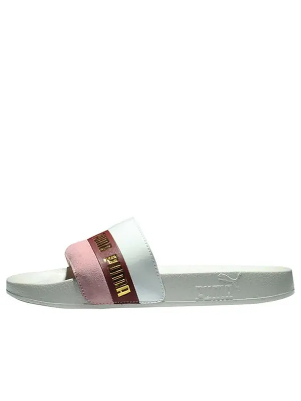 Тапочки leadcat slide remix 'pastel parchment' Puma — изображение 1 из 4, розовый золотистый