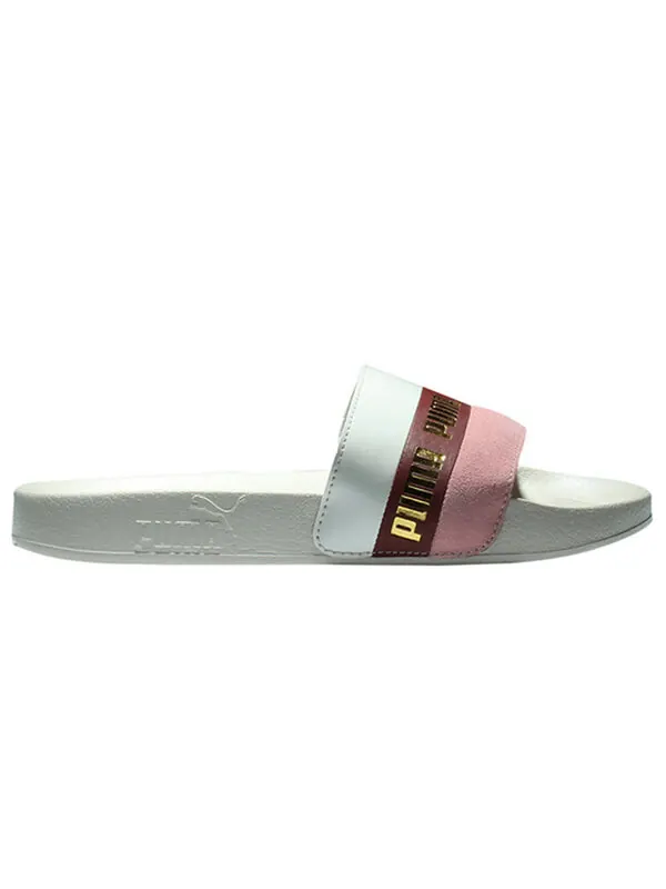 Тапочки leadcat slide remix 'pastel parchment' Puma — изображение 2 из 4, розовый золотистый