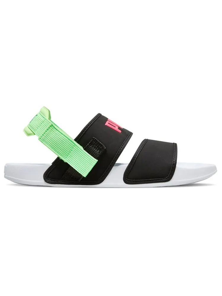 Сандалии PUMA Leadcat YLM Lite 'White Green Gecko' — изображение 2 из 4, белый