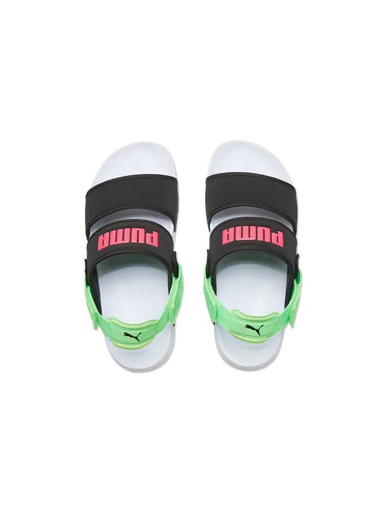 Сандалии PUMA Leadcat YLM Lite 'White Green Gecko' — изображение 3 из 4, белый