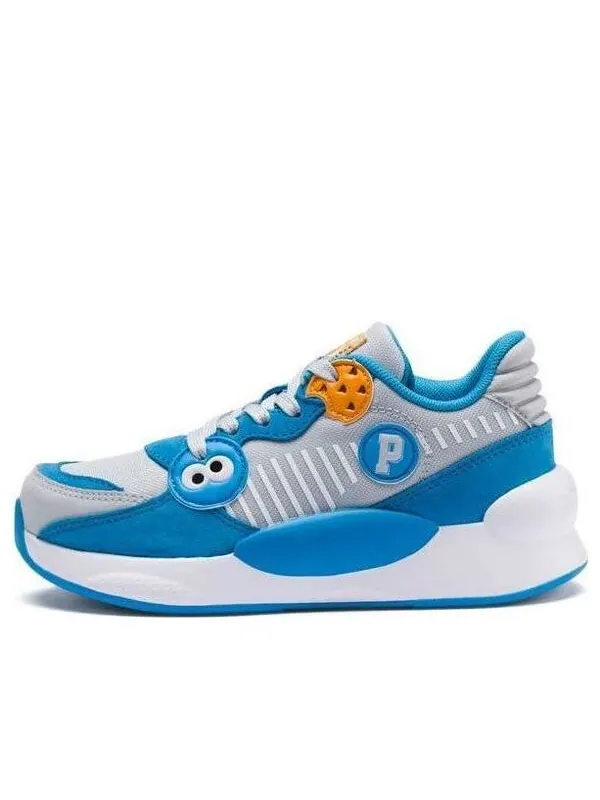 Кроссовки sesame street x 50 rs 9.8 running shoes blue/gray Puma — изображение 1 из 4, синий/серый