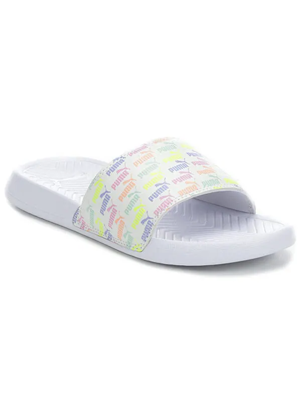 Тапочки popcat mini white logo Puma — изображение 3 из 4, белый