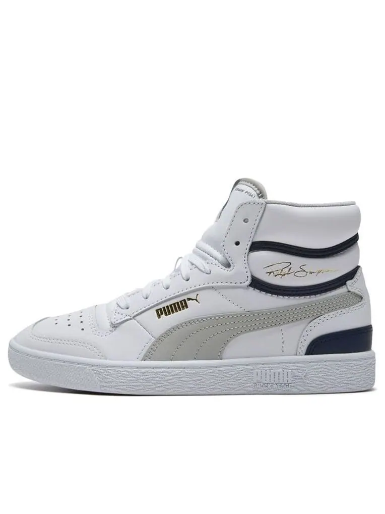Кеды PUMA Ralph Sampson Mid 'White Gray Violet' — изображение 1 из 5, белый