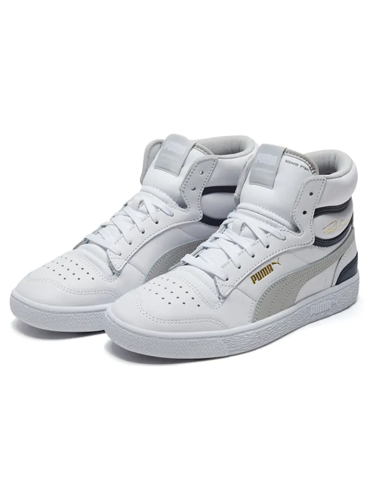 Кеды PUMA Ralph Sampson Mid 'White Gray Violet' — изображение 3 из 5, белый