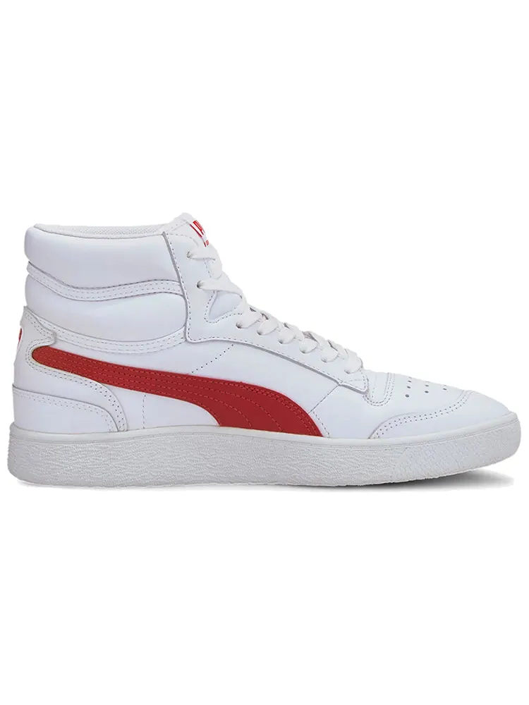 Кеды PUMA Ralph Sampson Mid 'White High Risk Red' — изображение 2 из 6, красный