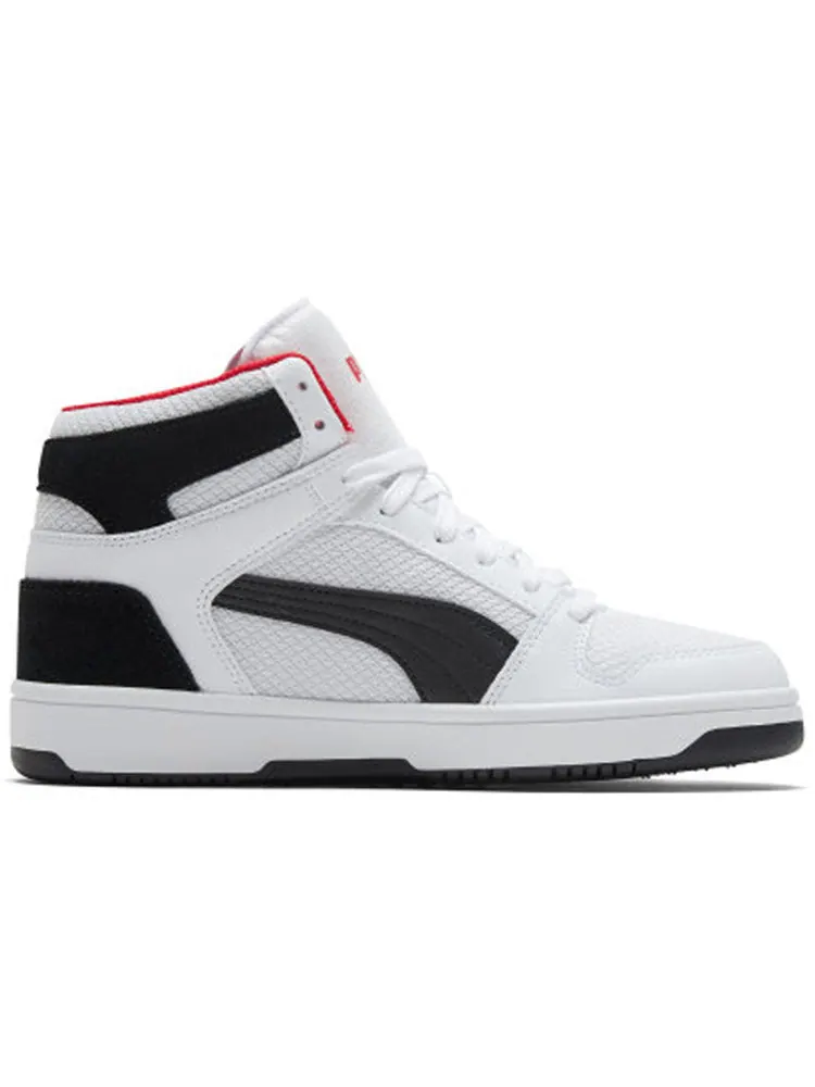 Кеды PUMA Rebound LayUp Mesh 'White Black' — изображение 2 из 5, белый