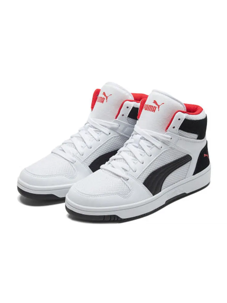 Кеды PUMA Rebound LayUp Mesh 'White Black' — изображение 3 из 5, белый