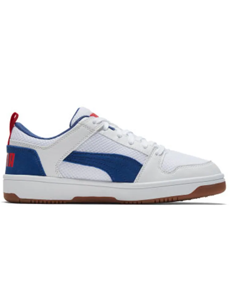 Кеды PUMA Rebound Layup Lo 'White/Blue' — изображение 2 из 6, синий