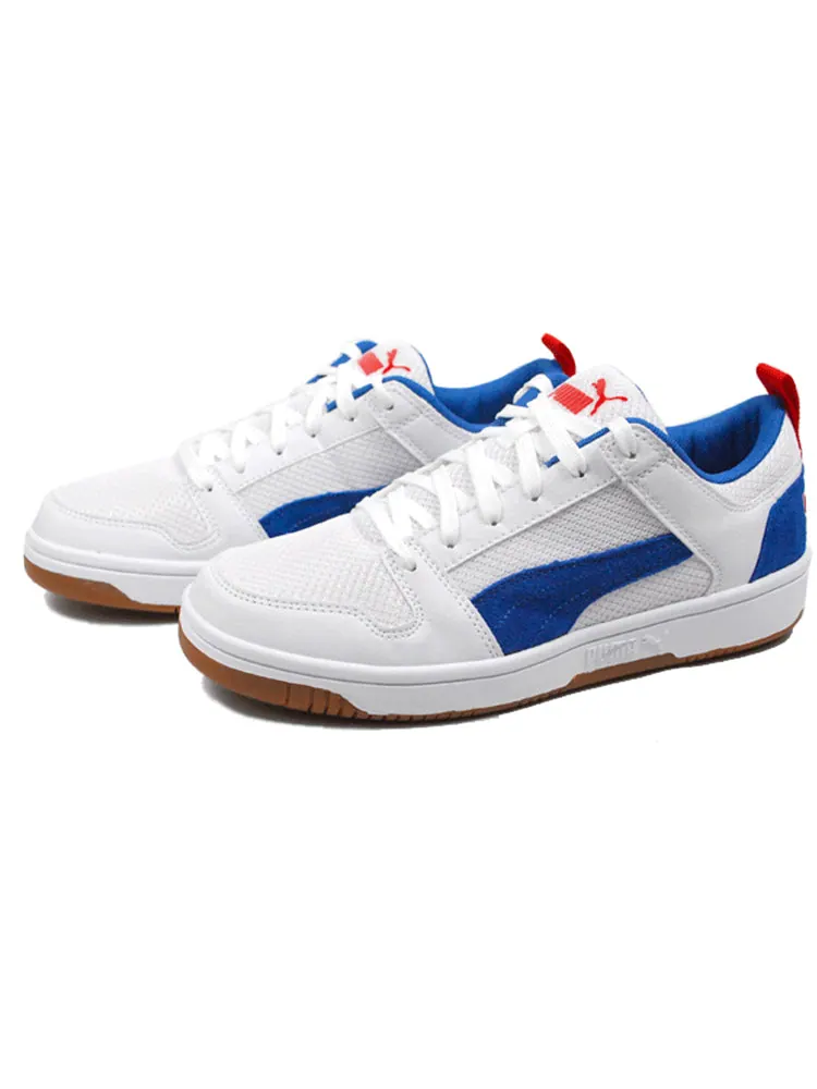 Кеды PUMA Rebound Layup Lo 'White/Blue' — изображение 3 из 6, синий