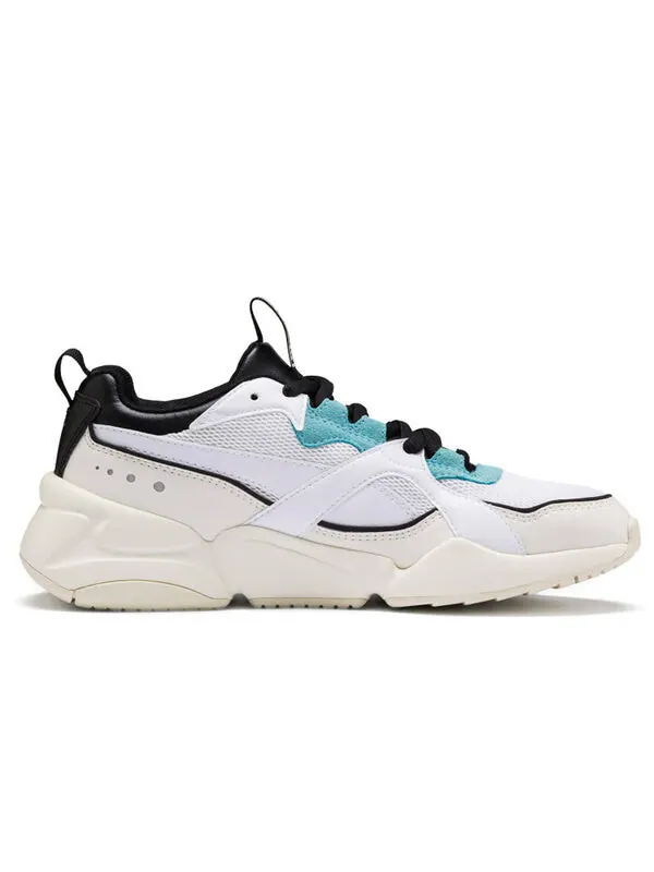 Кроссовки nova 2 'white pastel parchment' Puma — изображение 2 из 4, бежевый