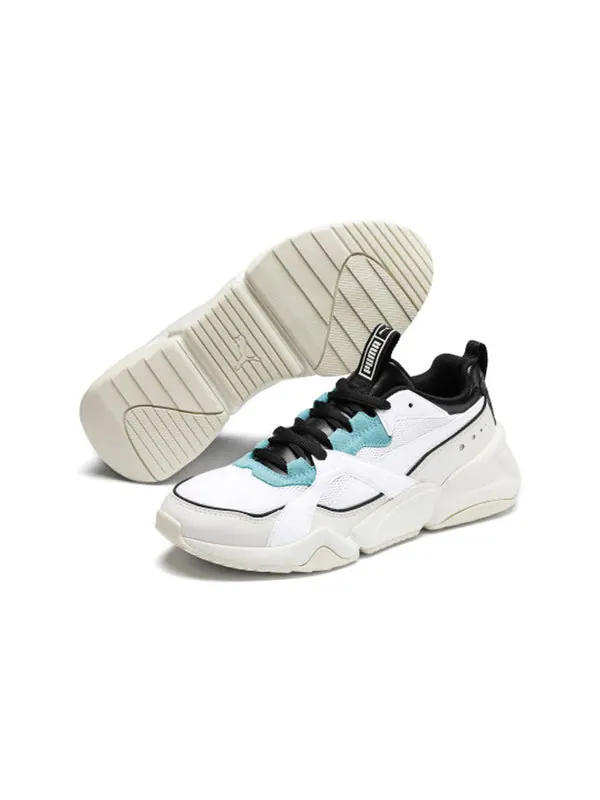 Кроссовки nova 2 'white pastel parchment' Puma — изображение 3 из 4, бежевый
