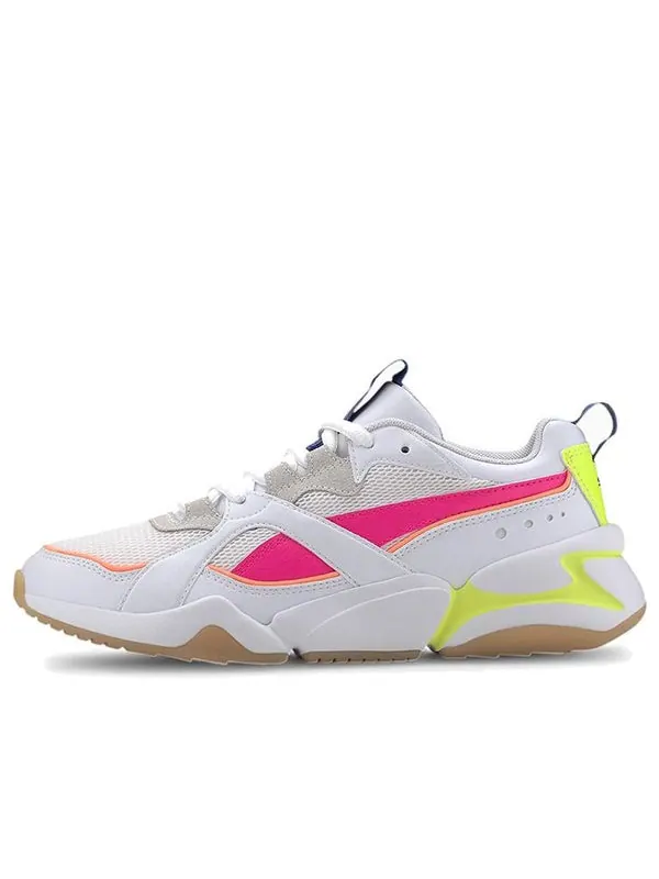 Кроссовки nova 2 pink/green/white low sneakers Puma — изображение 1 из 4
