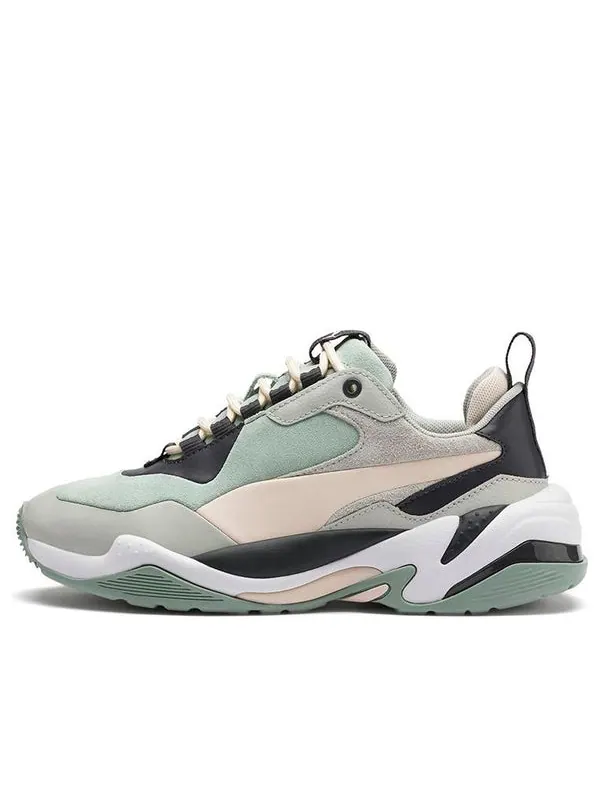 Кроссовки thunder 'colour block - grey mist' Puma — изображение 1 из 4, серый/серебристый