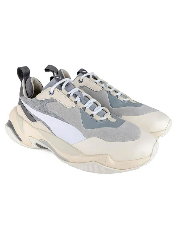 Кроссовки thunder colour block 'gray white' Puma — изображение 2 из 4, серый/белый