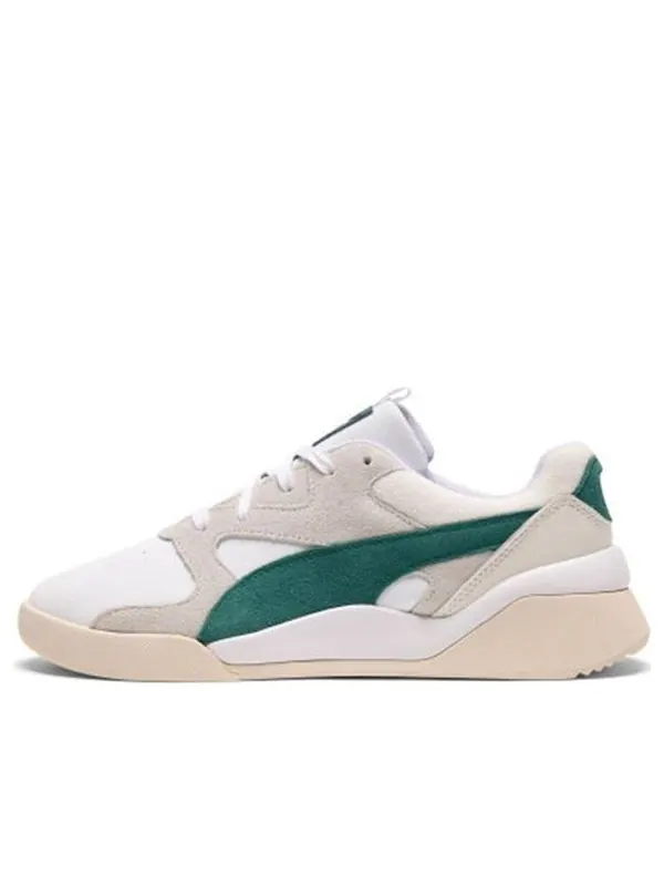Кроссовки 's aeon heritage white/teal green Puma — изображение 1 из 4, белый/зеленый